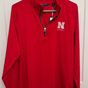Nebraska Volleyball Cutter & Buck Quarter Zip
